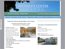 Tablet Screenshot of brooklyncentersuites.com